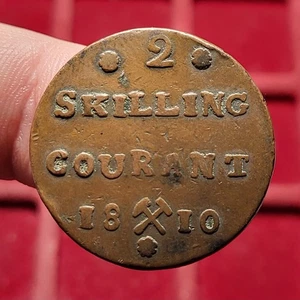 #111-6 ~ NORVEGE 2 Skilling 1810 - Imagen 1 de 2