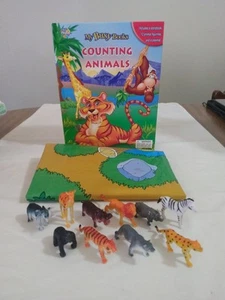 COUNTING ANIMALS by Phidal - My Busy Books with Animal Figures Activity Book  - Picture 1 of 9