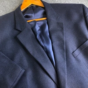 Jack Victor Abrigo Deportivo Chaqueta Para Hombres 54L Azul Lana Vestido Blazer Ropa de Trabajo 2 Botones - Imagen 1 de 15
