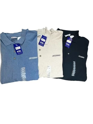 Lote De 3 Camisas Polo Reebok De Colección Para Hombre XL Azul Negro Tostado Y2k 2000 Foto 1 de 4