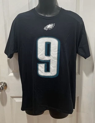 Fanatics NFL 费城老鹰队 #9 Nike Foles 短袖衬衫 L 码全新带标签 — 第 1/4 张图片