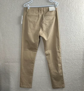 NUEVO Pantalones Chinos Hawker Rye Para Hombres 31x32 Acct (32x31) Calce Ajustado Elastizados Caqui Tostado - Imagen 1 de 11