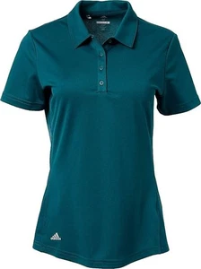 Adidas Advantage Golf Poloshirt Damen ~ Mystery Green ~ X-Small Neu mit Etikett - Bild 1 von 12