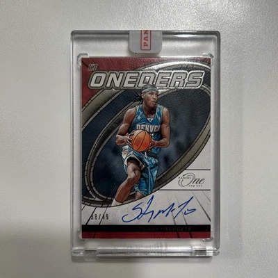 2023-24 Panini One And One - The Oneders Carmelo Anthony automático/49 Foto 1 de 4