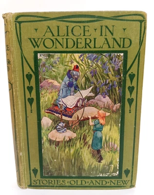 Alice In Wonderland Stories Old And New Lewis Carroll Hardback Blackie and Son - Image 1 of 4