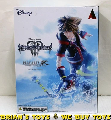 Square Enix Kingdom Hearts III Kai Play Arts Sora Action Figure No Reserve - Image 1 of 4