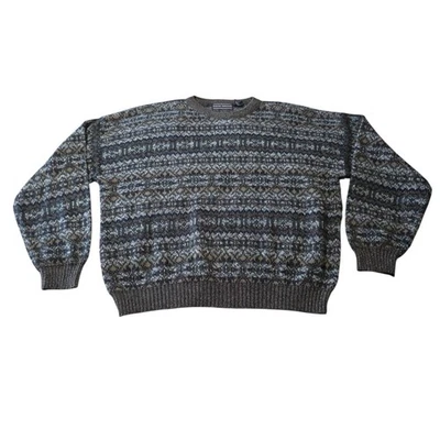 Свитер David Taylor XL серый Grandpacore винтажный коттеджкор ретро повседневный  - Изображение 1 из 4