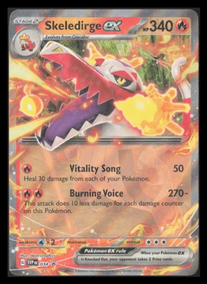 Skeledirge ex - Promo SV: Scarlet & Violet Promo Cards 034 NM - Image 1 of 2