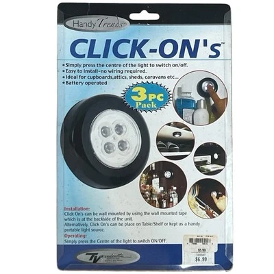 Handy Trends Click-On's 3 PC Light Pack Item 00515 - Image 1 of 2