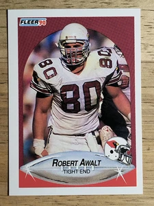 1990 Fleer #330 Robert Awalt - Picture 1 of 2