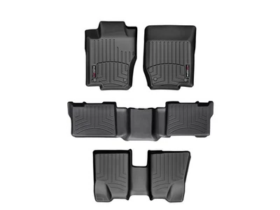 Revestimiento de suelo WeatherTech para Mercedes Clase GL 2007-2012 - Juego completo, negro Foto 1 de 4