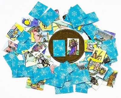 Casa de Muñecas Tarot Tarjetas Completo Conjunto De 78 Miniatura 1:12 Escala - Imagen 1 de 4