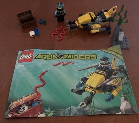 LEGO Aqua Raiders Deep Sea Treasure Hunter 7770 100% COMPLETE W/instructs READ