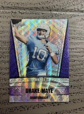 Drake Maye 2023 Hoja Metal Novato Púrpura/15 RC Patriots Foto 1 de 2