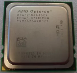 AMD Second-Generation Opteron 2218 2.6 GHz Dual-Core 90 RTB DAYS WARRANTY - Picture 1 of 1