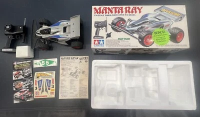 Vintage 1991 Tamiya Manta Ray 1/14 Quick Drive Remote Control RC Car Model 46013 - Image 1 of 4