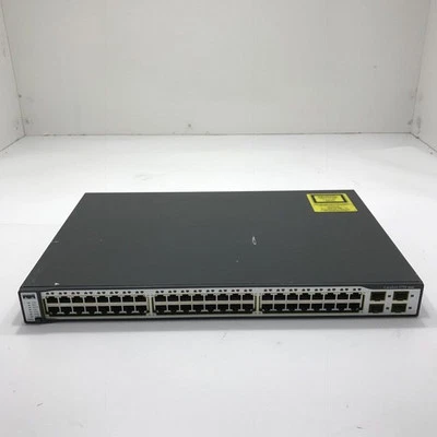 Cisco System WS-C3750-48TS-S 48-Port Switch  - Image 1 of 2