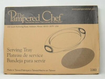 Pampered Chef Oval Serving Tray #2283 - Image 1 of 3