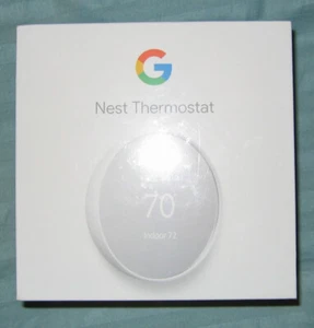 Google Nest Thermostat, White - Model G4CVZ - Picture 1 of 2