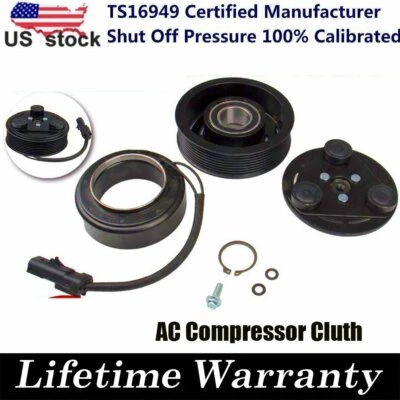 A/C AC Compressor Clutch Assembly for 2006 - 2009 Dodge Ram 2500 5.9 6.7L Diesel - Image 1 of 4