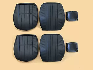 PORSCHE 911 SEAT COVER SET VINYL PLAIN INSERT FROM 1972 TO 1973 - Picture 1 of 7