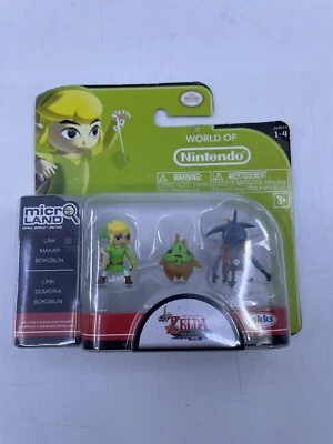 World of Nintendo Micro Land Zelda 3  Figures NEW BA66 Y1 - Image 1 of 4