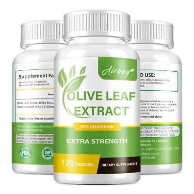 Olivenblattextrakt 300mg - Nahrungsergänzung für Blutdruck, Cholesterin - Bild 1 von 4