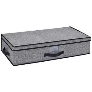 11 Gal. Simplify Under the Bed Storage Box in Black,Nonwoven,Adult,New - Picture 1 of 7