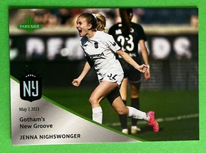 Jenna Nighswonger 2023 Parkside NWSL Pronto Week 6 SILVER PARALLEL Rookie 35 /10