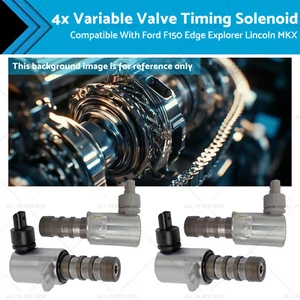4x Variable Valve Timing Solenoid Suitable for Ford F150 Edge Explorer Lincoln - Picture 1 of 10