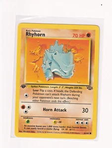 Pokémon Rhyhorn Jungle 61/64 LP - Bild 1 von 2
