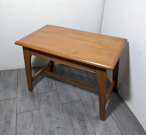 Vintage Rustic Farmhouse Country Solid Maple Wood Piano Vanity Bench Cover