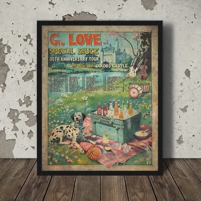 G. Love and Special Sauce Anniversary Tour Poster, Jakobs Castle Sublime Concert - Image 1 of 4