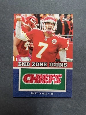 2011 Topps End Zone Icons Matt Cassel #EZI-17 - Image 1 of 3