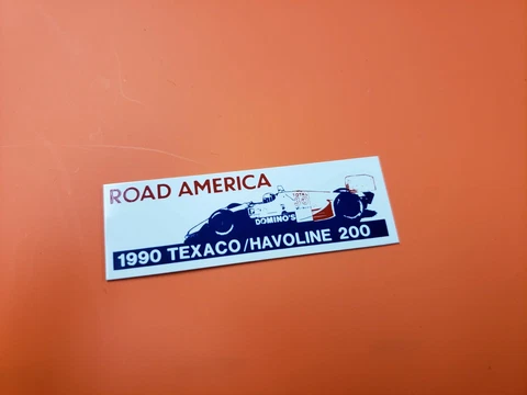 Road America Dash Plaque 1990 CART PPG Indy Car Road Races, Elkhart Lake Wis Cover