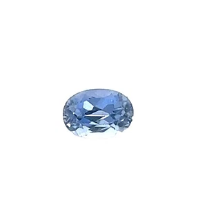 1.09ct Oval Cut Lab Created Blue Ceylon Gemstone 7 x 5mm - Picture 1 of 2