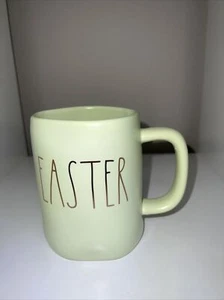 Easter RAE DUNN mug Color Green Letters Gold - Picture 1 of 4