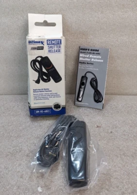 🔥New🔥Ultimaxx UM-RS-60E3 Remote Shutter Release  Canon Samsung Pentax Sigma F2 - Image 1 of 4