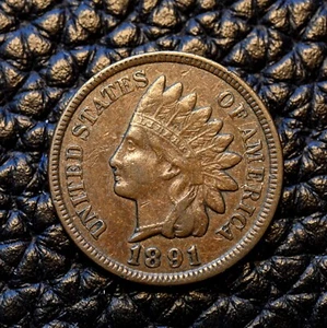 (ITM-6039) 1891 Indian Cent ~ AU Condition ~ COMBINED SHIPPING! - Picture 1 of 3