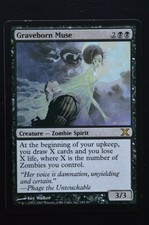 Magic The Gathering MTG GRAVEBORN MUSE 10th Edition LP Lightly Played