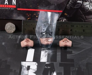 Hot Toys The Batman Head Sculpt Helmeted Cowl 1/6 Exclusive MMS641 Parts - Picture 1 of 11