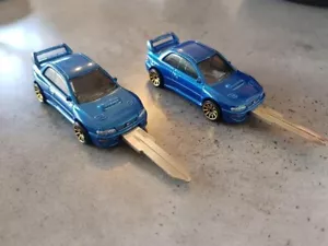 Subaru Impreza Custom 22b Hot Wheels Blank Uncut Key Gc8 Coupe Ej22 V4 1998 Jdm - Picture 1 of 3