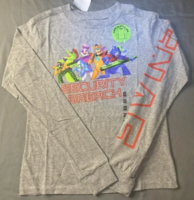 NWT Five Nights At Freddy’s Boy’s Long Sleeve Shirt XXS (4/5) - Image 1 of 3