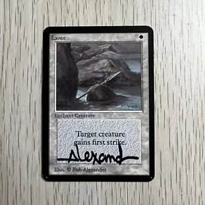 LANCE Alpha - LP+ Signed! MTG West Coast Cards - Picture 1 of 2