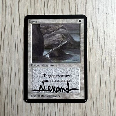 LANCE Alpha - LP+ Signed! MTG West Coast Cards - Image 1 of 2