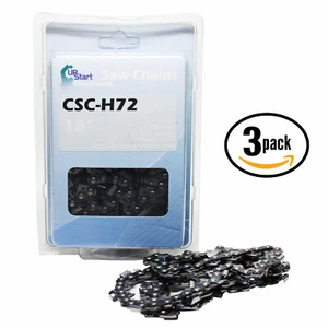 3-Pack 18" Semi Chisel Chainsaw Chain for Echo cs 400, 440 - 0.325" 0.050" 72 DL - Picture 1 of 1