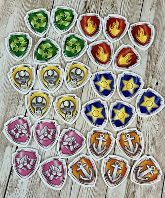 Paw Patrol Carrera al Rescate Aventura Juego Piezas de Repuesto 30 Insignia Azulejos Foto 1 de 4