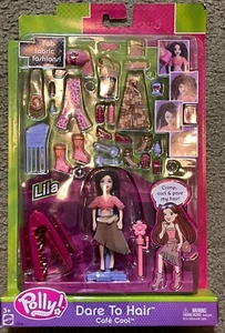 2003 Fashion Polly Pocket Dare To Hair Cafe Cool + Accessories Rare 12” Box Misp - Picture 1 of 2