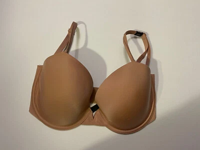 VICTORIAS SECRET SEXY ILLUSIONS LIGHTLY LINED DEMI BRA GOLD HARDWARE 32DDD - Image 1 of 4