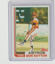 1982 Topps Don Sutton Card #305 Astros